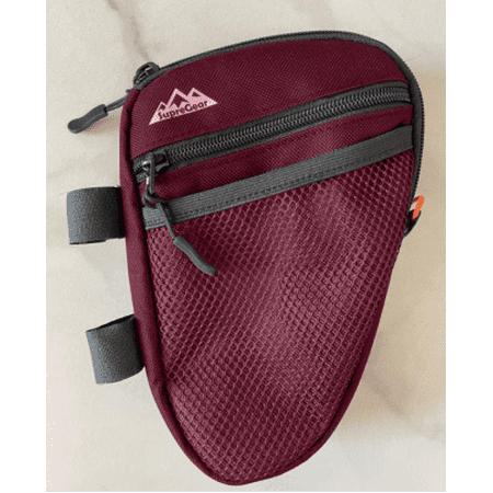 SupreGear Forearm Crutch Bag, Lightweight Elbow Pouch with Cup Holder, Dark Red, 1 Pack