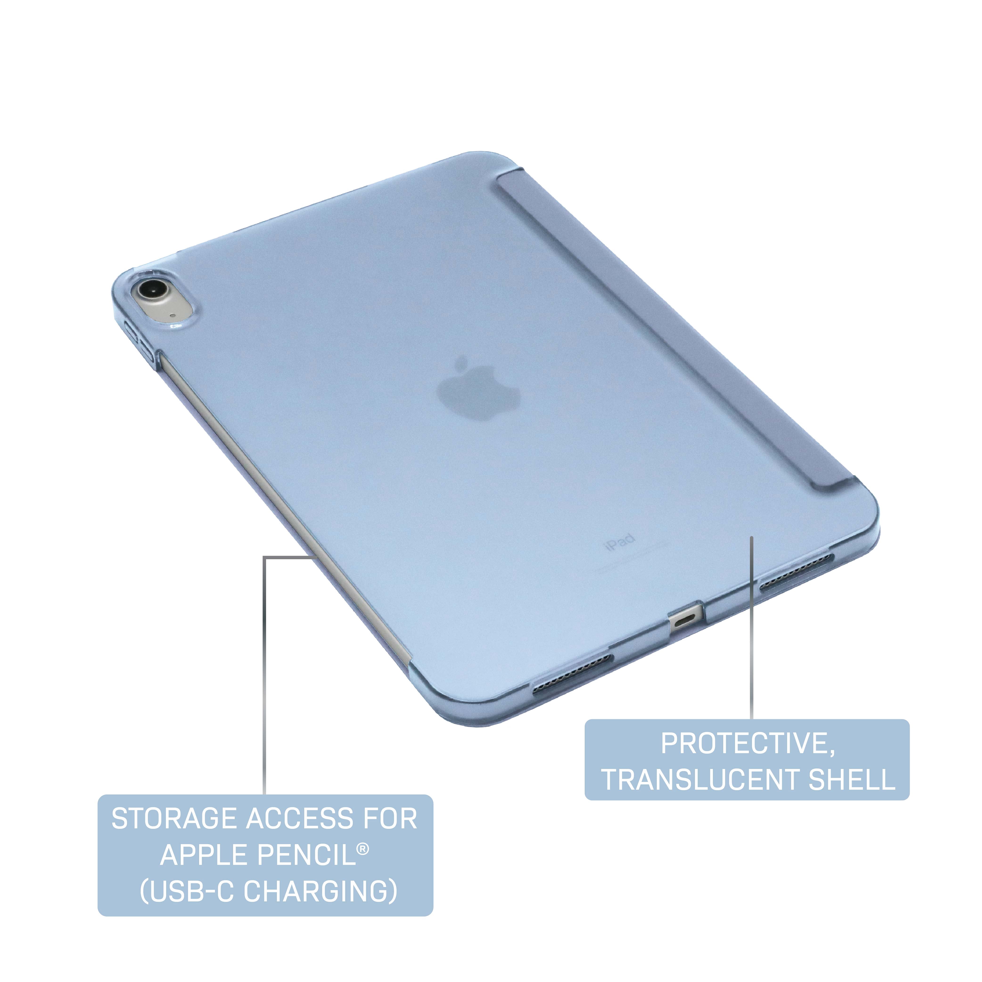 Body Glove Tablet Folio Case for iPad (A16) / iPad (10th generation) - Light Blue