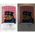 thumbnail image 2 of Caroline's Treasures LH9163CNL Brussels Griffon Hearts Love and Valentine's Day Portrait Ceramic Night Light, 6x4x3",, 2 of 2