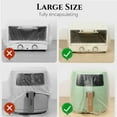 thumbnail image 3 of 30pcs Clear Disposable Dust Covers, elastic for air fryer, blender, oven, coffee maker, toaster, slow cooker, kitchen furniture., 3 of 5