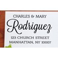 thumbnail image 2 of Custom Return Address Stamp Personalized Wedding Invitation Stamper Personalized Rubber Stamp Bridal Shower Gift, 2 of 2