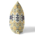 thumbnail image 2 of 16â€ Yellow Navy Diamond Star Indoor Outdoor Zippered Throw Pillow, 2 of 4