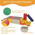 thumbnail image 2 of TOLEAD Toddler Foam Climbing Set Indoor - Kids Climb & Crawl Soft Activity Playset - Toddler Climber Gymnastics Equipment for Walking in Balance, 2 of 6