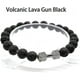 thumbnail image 2 of 3pcs Traintough Dumbbell Bracelet, High Quality Men Beaded Bracelet Volcanic Lava Stone Dumbbell Bracelet Gifts For Men, 2 of 4