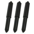 thumbnail image 1 of Homoyoyo 3Pcs Spring Loaded Toilet Paper Roller Inserts Plastic Rods Easy Installation Black, 1 of 8