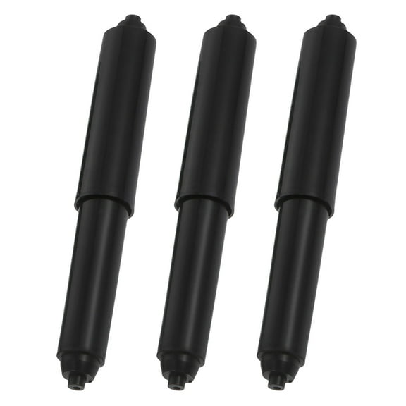 3 Pcs Toilet Paper Bar Replacement Tissue Holder Spindle Black