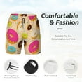 thumbnail image 5 of Fotbe Donuts Men’s Swim Trunks Quick Dry Swim Shorts Board Shorts with Mesh Lining-Large, 5 of 9
