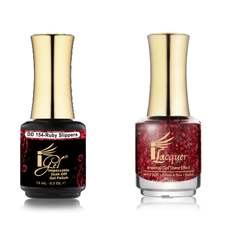 

Igel Duo Private Color Gel & Nail Lacquer in Ruby Slippers DD154 for Unisex