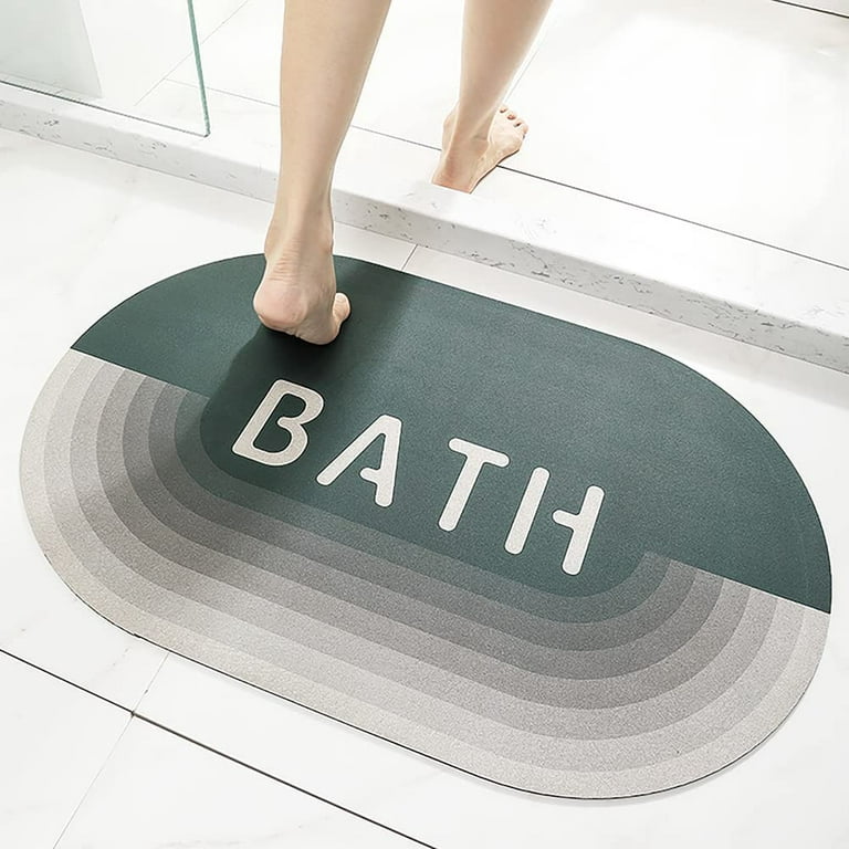Super Water Absorbent Floor Mat for Bath, Napa Skin Super Absorbent Bath  Mat Quick Dry Bathroom Carpet Floor Doormat Dirt Barrier Floor Door Cushion  Mat Carpet - 19.7x31.5 