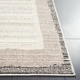 thumbnail image 3 of SAFAVIEH Jade Dulcibella Bordered Polyester Area Rug, Ivory/Beige Black, 4' x 6', 3 of 7