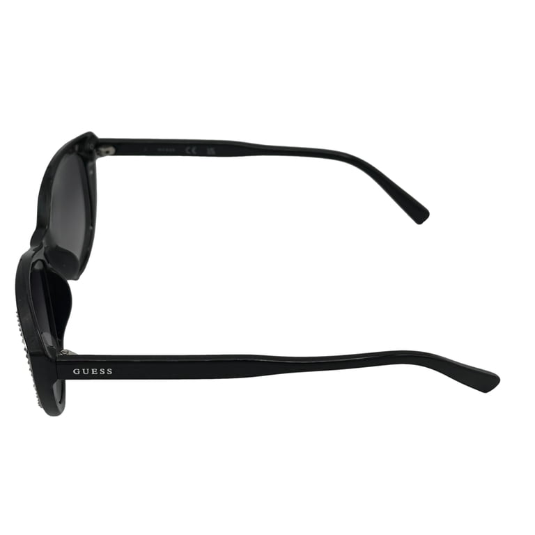 Guess Black Cat-Eye Women\'s Sunglasses No Case Guess Sunglass Womens Shiny Black Cat Eye Smoke Gradient  main image 4