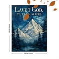 thumbnail image 3 of Qisvanset Night Mountain Landscape Quote Canvas Wall Art 15.75x11.81 Inches, 3 of 8