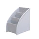 thumbnail image 2 of Xihbxyly Caja de Almacenamiento para Cosméticos, Diseño Trapezoidal, Compartimento Compacto de Tres Espacios, Elegante Material Pp, Organizador de Escritorio, Estante para Artículos Diversos de Ofici, 2 of 3