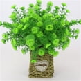 thumbnail image 5 of WEIWEIGG Artificial Plants, 6 Prong Clover Fake Greenery for Wedding Centerpieces, Farmhouse Home Decor, Realistic Plastic Flowers for Party Table Decorations, 5 of 7