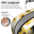 thumbnail image 5 of Obrewu White Sunflower Lunch Bag for Adult, Insulated, Leakproof, Oxford Cloth, 5 of 7