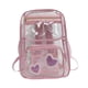 thumbnail image 1 of Mochila transparente Yinane mochila impermeable de PVC Rosa, 1 of 8