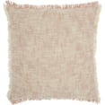 thumbnail image 1 of homeroots home decor 386321 Blush and Ivory Abstract Pattern Throw Pillow, 1 of 1