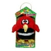 Kookoo Birds 6 Inch Plush Ruby Colored, Bad Tempered Sapsucker