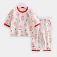 thumbnail image 2 of TOWED22 Infant Toddler Baby Girl Boy 2 Piece Long Sleeve T Shirt and Stretch Pants Set Cartoon Print Fall Winter Clothes Outfits Clothing(Light Pink,8-9 Y), 2 of 4