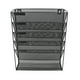 thumbnail image 4 of Organizador de archivos de pared, 5 bolsillos, Metal duradero, ahorro de espacio, soporte de pared para archivos, documentos, cuaderno, 4 of 14