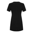 thumbnail image 4 of Cagogo Ladies Casual 2025 Plain Swing Flowy Mini T Shirt Sun Dresses Under $5 Summer Short Sleeve Homecoming Dresses Crew Neck Tunic Going Out White Bridal Shower Dresses, 4 of 5