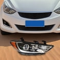thumbnail image 6 of Halogen Headlight Assembly, Right Headlight For 2017-2018 Hyundai Elantra Sedan, Right Passenger Side Headlamp(Bulb Not Included), 6 of 11