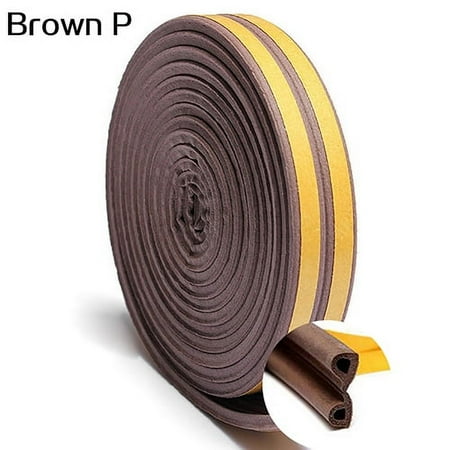 

Shebeky 5M Window Door Excluding Draft Strip Self Adhesive Anti-Collision Sticky Seal