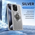 thumbnail image 7 of Magnetic Aluminium Alloy Phone Case For iPhone 14 12 13 15 Pro Max Hollow Heat Dissipation Shell Lens Protection Anti Drop Cover, 7 of 7