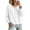 White -AN16, variant on Dwellite Cropped Cardigan Sweaters for Women Button Down Knit Tops Office Wear 2026 Lightweight Y2K Open Front Cardigan Khaki 2XL
