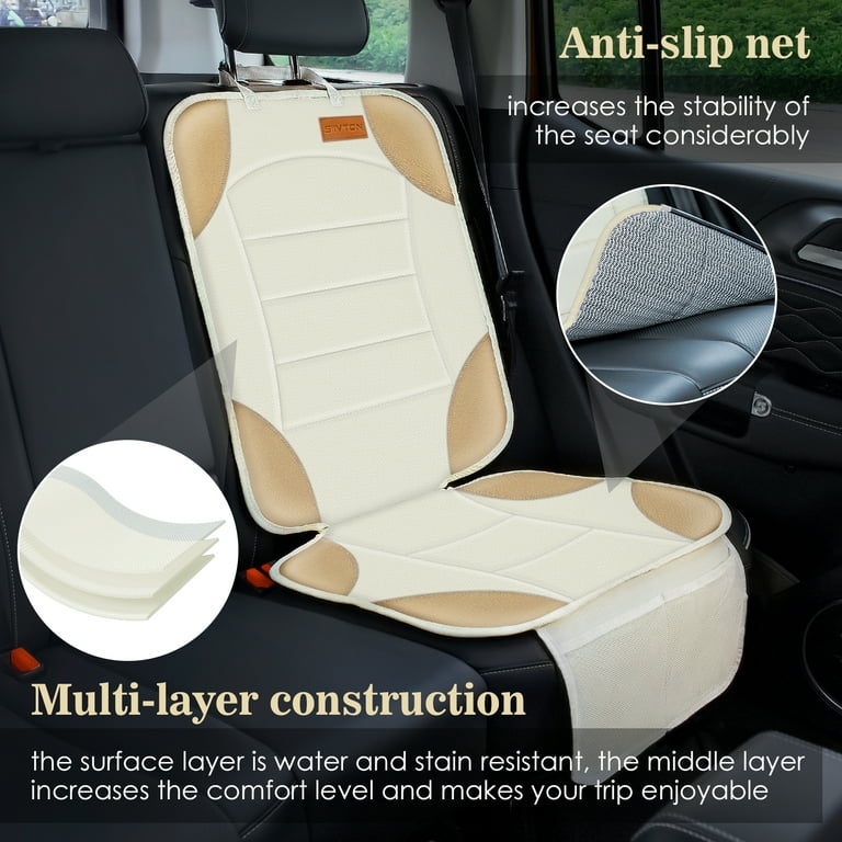 Royal Rascals Car Seat Protector - Universal Size With Organizer Pockets For Forward & Rear Facing