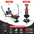 thumbnail image 3 of Lanos Hydraulic Adjustable Rowing Machine with LCD Screen for Home, 3 of 7