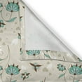 thumbnail image 5 of Ambesonne Floral Grommet Curtain, Romantic Little Hearts, 50" x 72", Turquoise Brown Beige, 5 of 6
