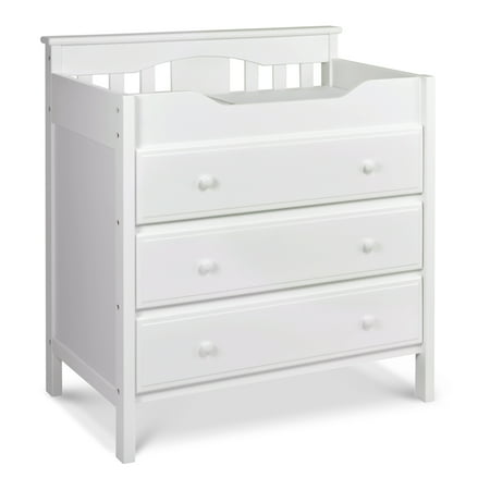 Davinci Jayden 3 Drawer Changer Dresser In White Finish Walmart Com