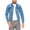 Medium Blue, variant on Red Label Men’s Premium Casual Faded Denim Jean Button Up Cotton Slim Fit Jacket (Medium Blue Distressed, XL)