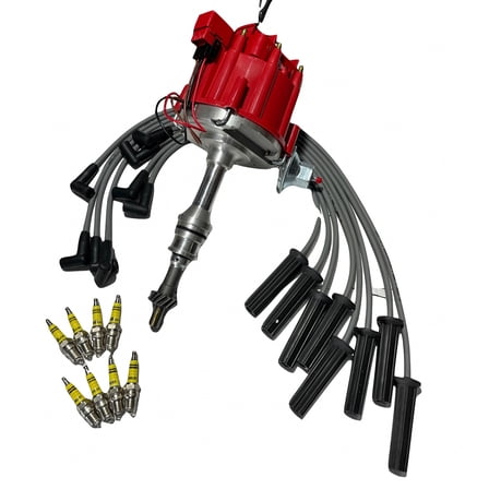 HEI Distributor Wires 8 Spark Plug BBF Ford F-250 /350 Eng 351C 370 460 K8
