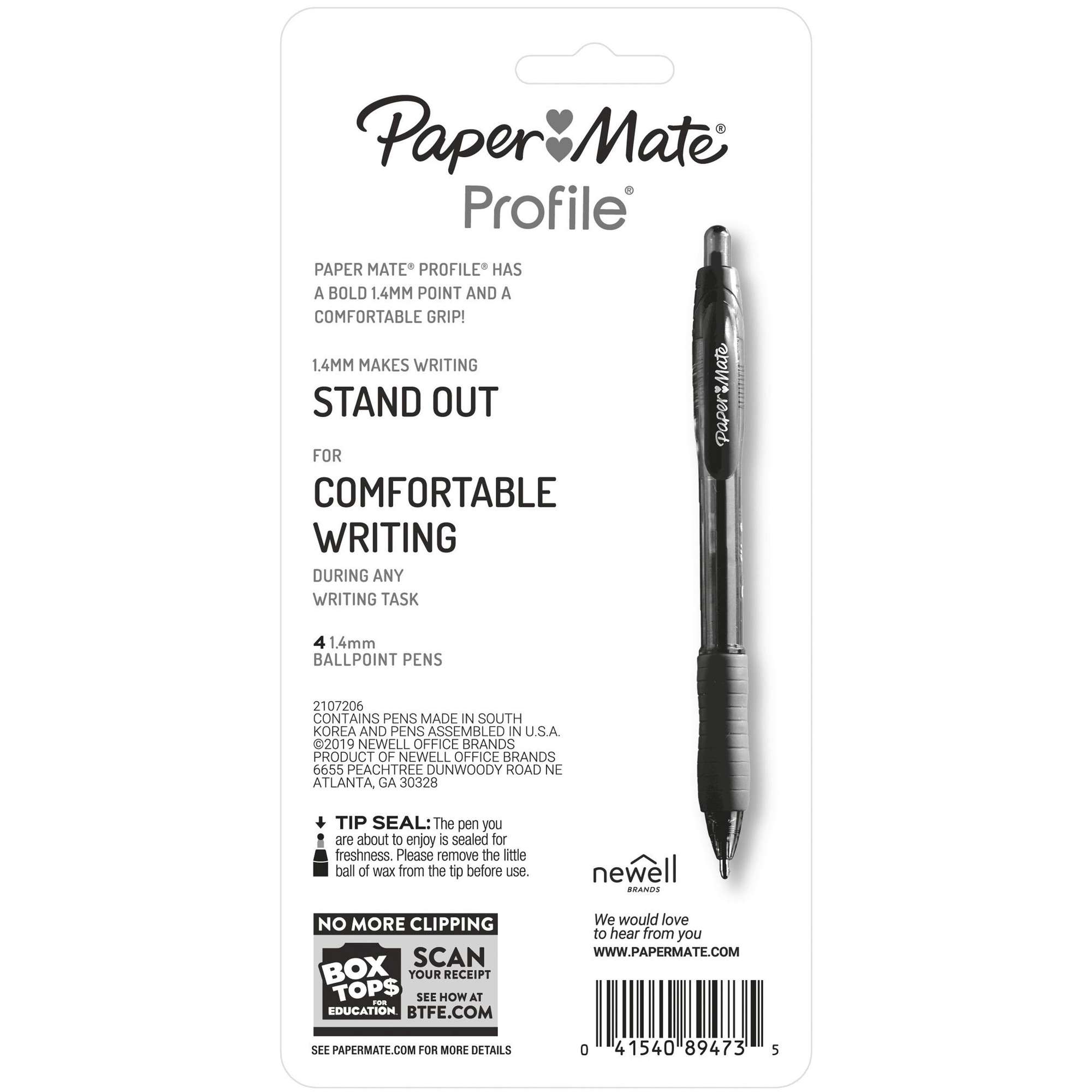 Paper Mate Profile Retractable Ballpoint Pens, Bold, 12-Count photo 8