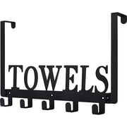 IZEYNO Over the Door Hooks, Door Mount Towel Holder, Towel Rack for Bathroom, Bedroom, Kitchen