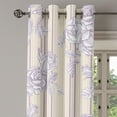thumbnail image 3 of Ambesonne Grommet Curtain, , 50"x120", Pale Lavender Cream, 3 of 5