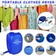Awdenio Sèche-linge Domestique Portable Sèche-Linge Pliable à Air Chaud à Séchage Ménager – image 4 sur 9