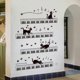 thumbnail image 3 of Cartoon Piano Keys Cat Pvc Wall Stickers Kids Rooms Musical Cats Decal Living Room Bedroom, 3 of 5