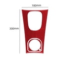 thumbnail image 2 of Real Bright Soft Car Interior Carbon Fiber Sticker DecorationRed Carbon Fiber Interior Gear Shift Cover For Mercedes-Benz W203 2005-2007Auto Car Protection Interior Accessories, 2 of 8