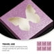 thumbnail image 2 of 10 cajas de embalaje para pestañas postizas con diseño de mariposas y bandeja, 2 of 8