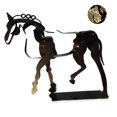 thumbnail image 1 of heritaly Simulation Animal Prop 3D Lifelike Metal Sculpture Figure Abstract Craft Tabletop Statue Party Outdoor Decor Gift Light Style, 1 of 4