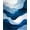 Blue, Pattern 12, variant on ODIKA 4'x6' Machine Washable Non-Slip Area Rug, Azure Marble Vein Indoor Throw High Traffic Rug, Blue, 217596