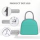 thumbnail image 4 of Easygdp Teal Turquoise Bolsa de Almuerzo Insulada Grande, Forro de Aluminio, Diseño Espacioso, a Prueba de Fugas, Ideal para Trabajo, Picnics, Viajes y Actividades al Aire Libre, 4 of 6