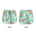 thumbnail image 6 of Uemuo Cute Sloth on Floral Tree Pattern Women's Athletic Shorts High Waisted Running Shorts with Liner Pockets Gym Elastic Workout Shorts-Medium, 6 of 9