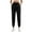 Black, variant on gbyLJF Women's Lightweight Joggers Outdoor Hiking Running Pants Athletic Workout Track Casual with Pockets Black L