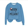 thumbnail image 4 of EGNMCR Chandail en Molleton de Noël Col Rond Imprimé Ample Manches Longues Sans Capuche, 4 of 4