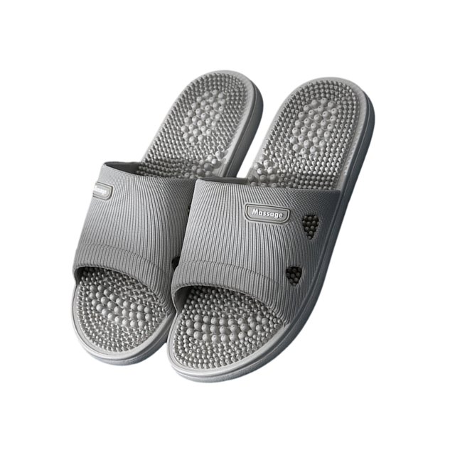 Minnieouse Zapatilla de ducha con zapatillas de baño impermeables y antideslizantes Zapatillas antideslizantes Accesorios de calzado Gris claro