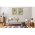 thumbnail image 6 of Kate and Laurel Sylvie Beaded Sedum I and II Vintage Framed Canvas Wall Art Set by Nikita Jariwala, 2 Piece Set 23x33 White, Modern Abstract Plant Art for Wall, 6 of 7